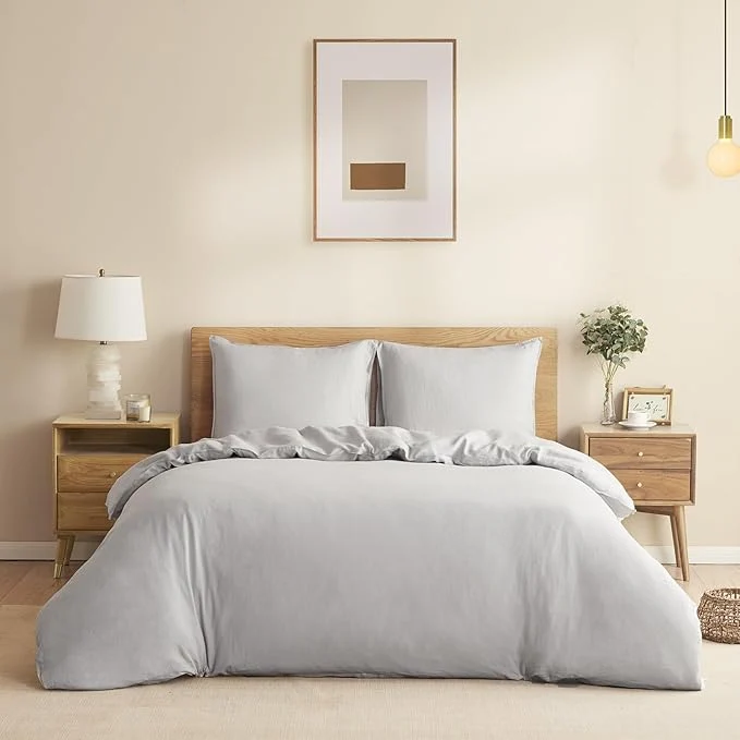 Convenient DAPU Linen Duvet Cover Set Smooth