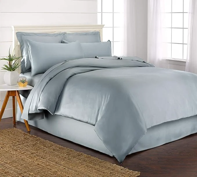 Safe King Duvet Cover by Pure Bamboo 3 Piece Set Organic Viscose Original