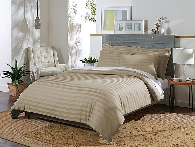 Modern Queen Duvet Cover by Pure Bamboo 3 Piece Set Organic Viscose Specialty