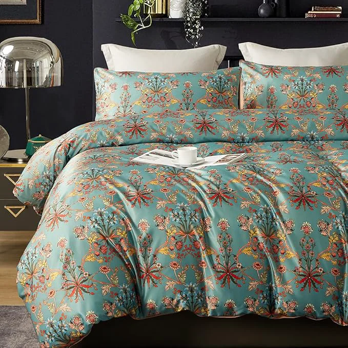 Exceptional Cupocupa Duvet Cover Queen Size Set Boho Floral Pattern Queen Size Bed Vintage Functional