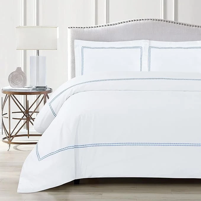 Comfortable Dreamology White Duvet Cover Luxury Hotel Quality Bedding Set Cotton Excellent