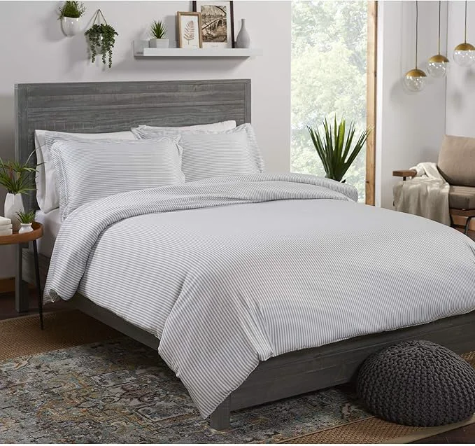 Natural Queen Duvet Cover by Pure Bamboo 3 Piece Set Organic Viscose Stylish