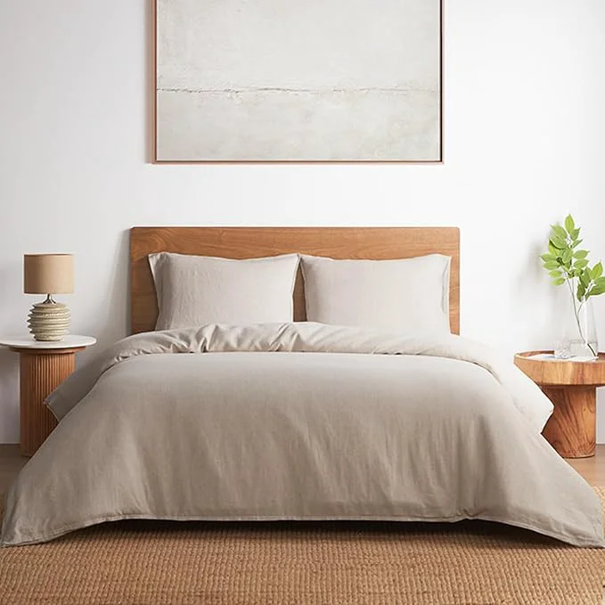 Organic DAPU Linen Duvet Cover Pure Natural French Flax Linen Consistent