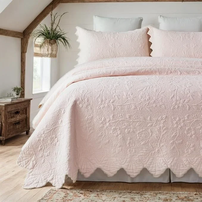 Premium Brandream Luxury Cotton Quilt Set King Size Green