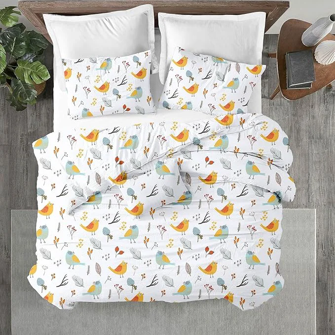 Artisan Kotton Culture 3 Pc King Size Duvet Cover Set- Egyptian Cotton Sateen 600 Safe