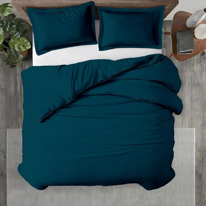 Eco-Friendly Kotton Culture 1 Pc Duvet Cover King Size- Egyptian Cotton 600 Thread Count Optimized