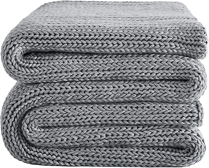 Breathable L’AGRATY Knitted Weighted Blanket Relaxed