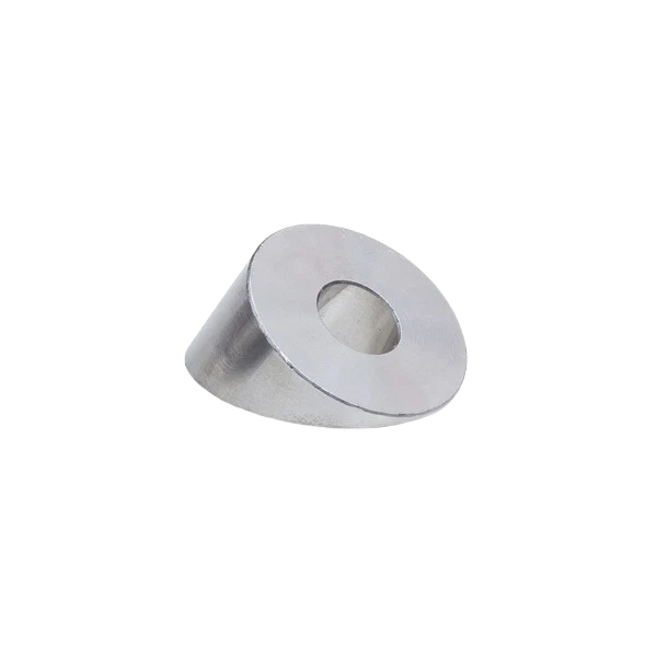 Clean Feeney Stainless Steel 32 deg. Beveled Washer 1 8 in TT 3 16 in TT 4-Pack Natural