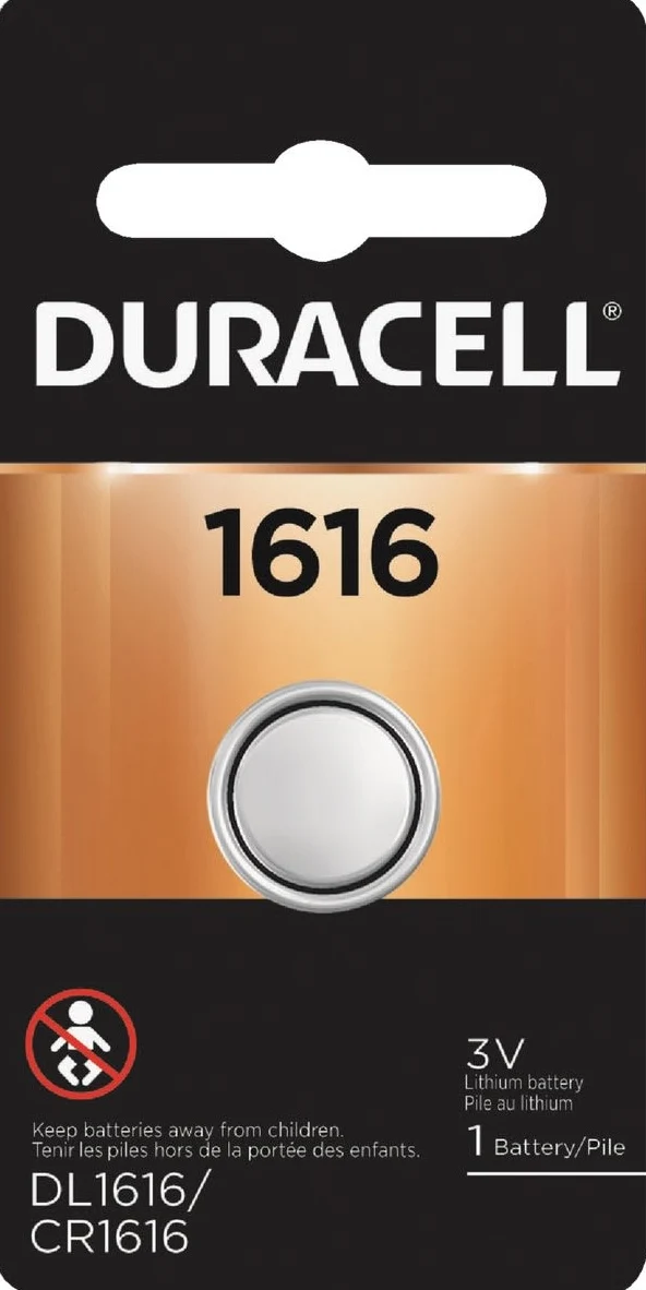 Powerful Duracell 1616 Lithium Coin Cell Battery Breathable