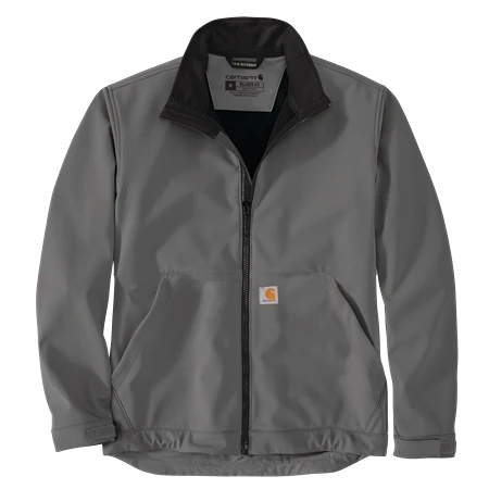 Original Design Carhartt Men’s Medium Steel Rain Defender® Relaxed Fit Softshell Jacket Fine Crafted