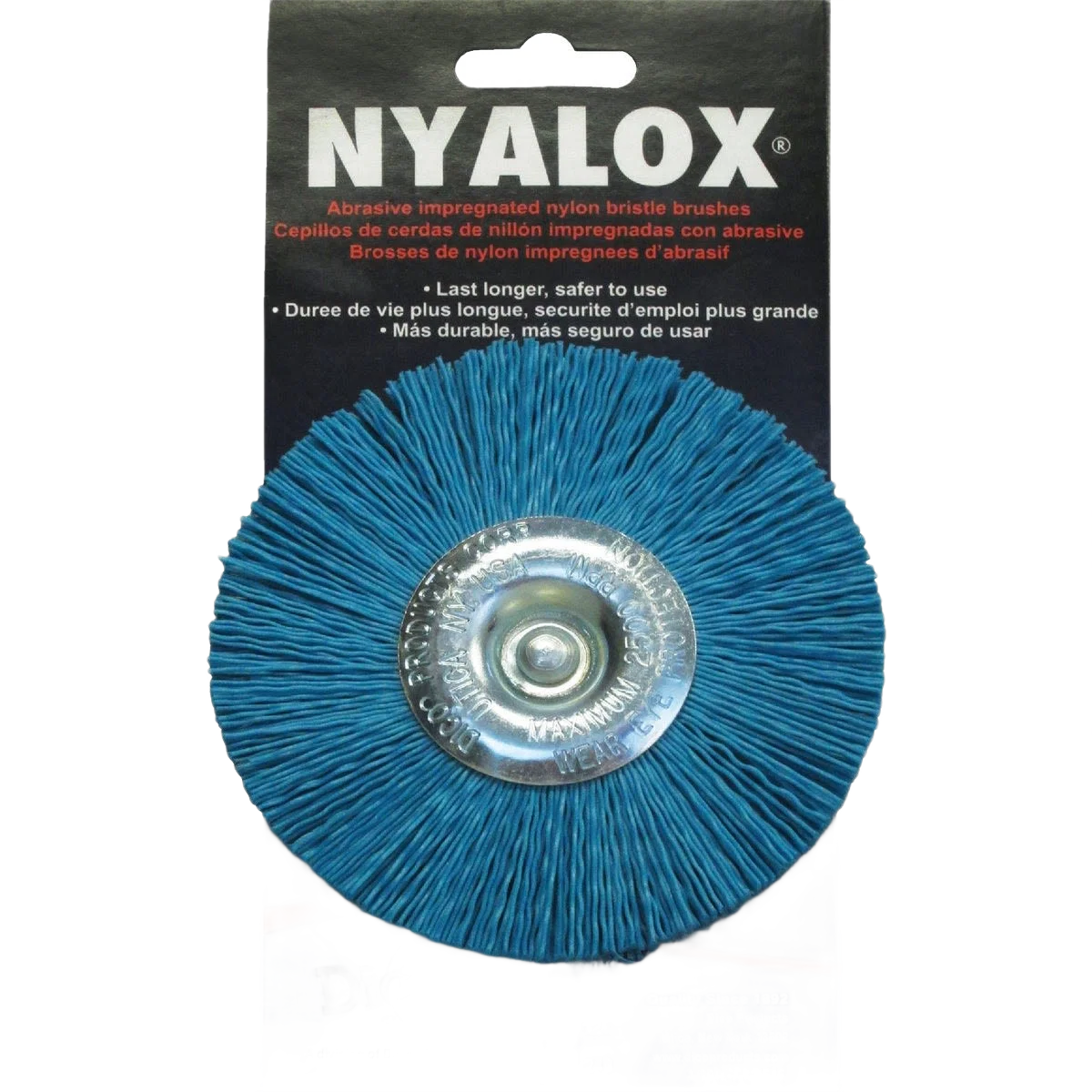 High-End Nyalox 4 in. Fine Wheel Brush Environmentally Friendly
