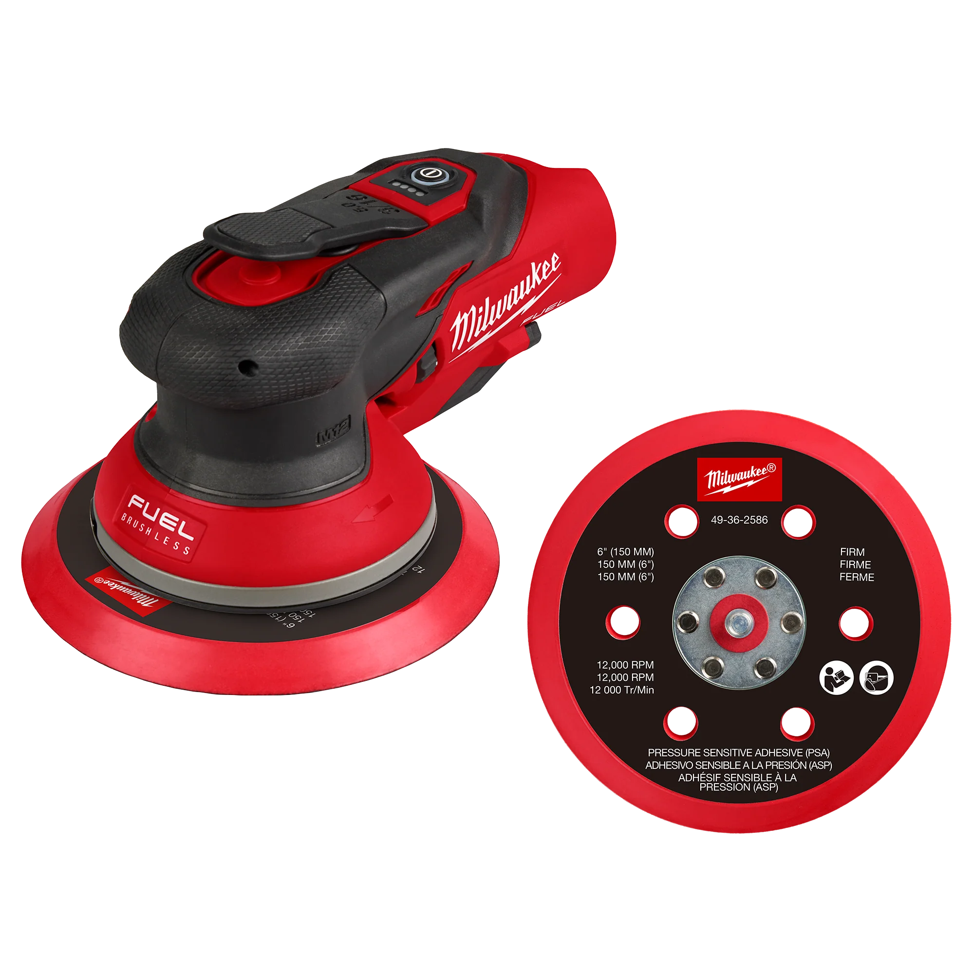 Secure Milwaukee M12 FUEL™ 6 Random Orbital Sander 3 16 Innovative