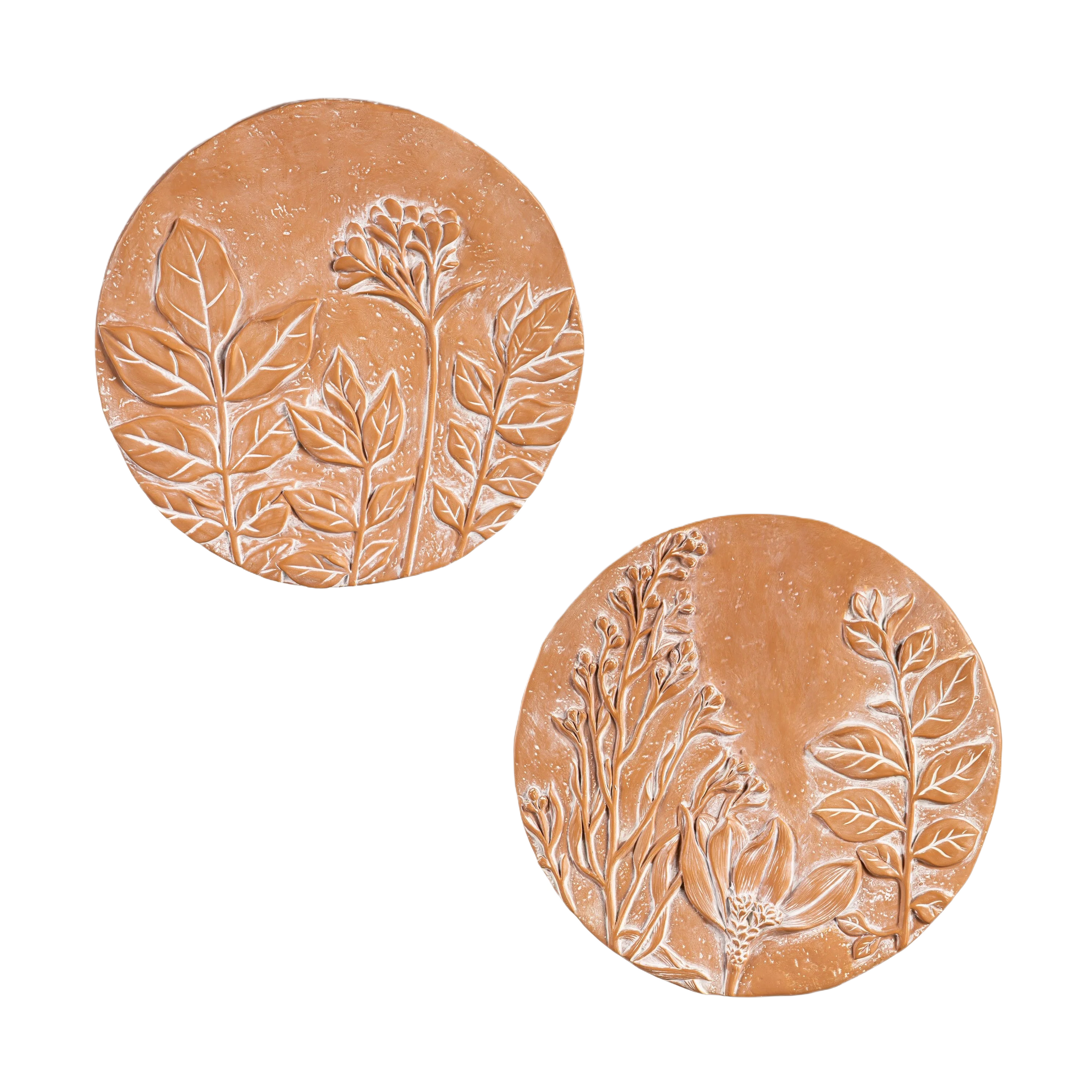 Next-Generation Evergreen Terracotta Floral Stepping Stone Practical