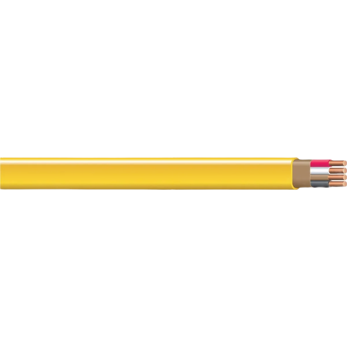 Enhanced Romex 25 ft. Yellow 12-3 NMW G Wire Premium