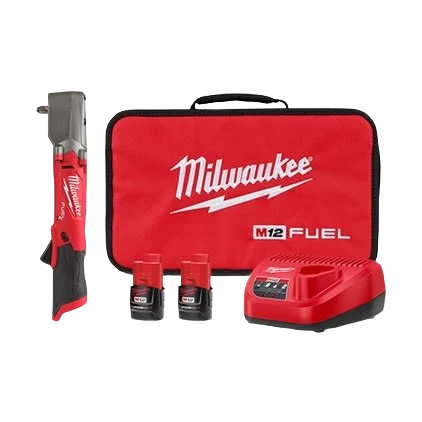 Easy-to-Use Milwaukee M12 FUEL™ 3 8 Right Angle Impact Wrench w Friction Ring Kit Reliable