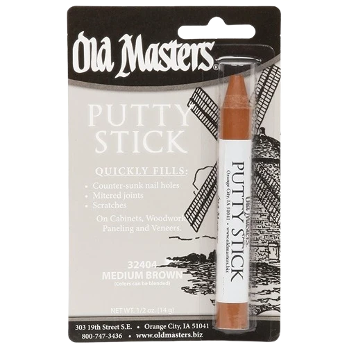 Smooth Old Masters Deep Brown Putty Stick Exceptional