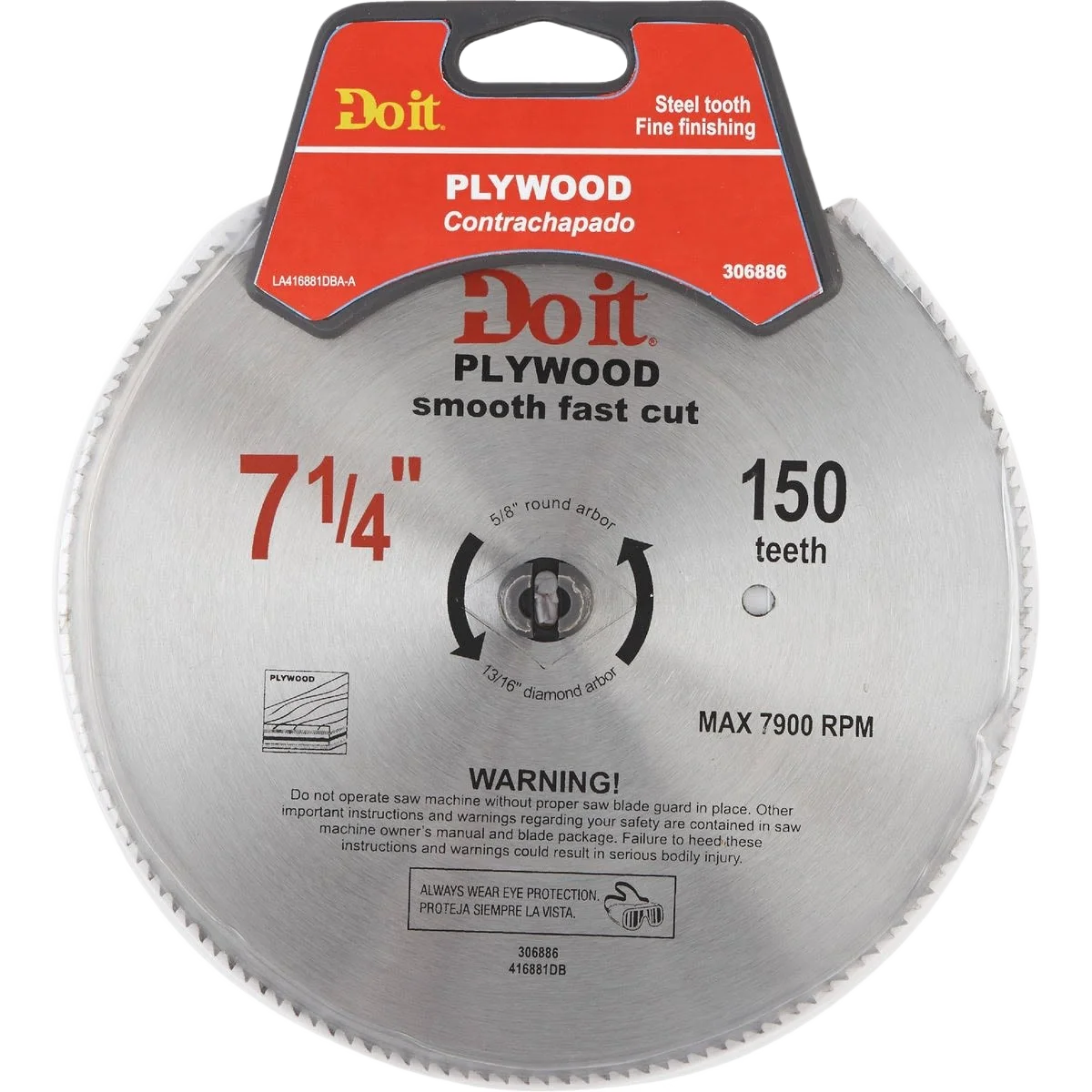 Unique Do it 7-1 4 in. Plywood Circular Saw Blade Recyclable
