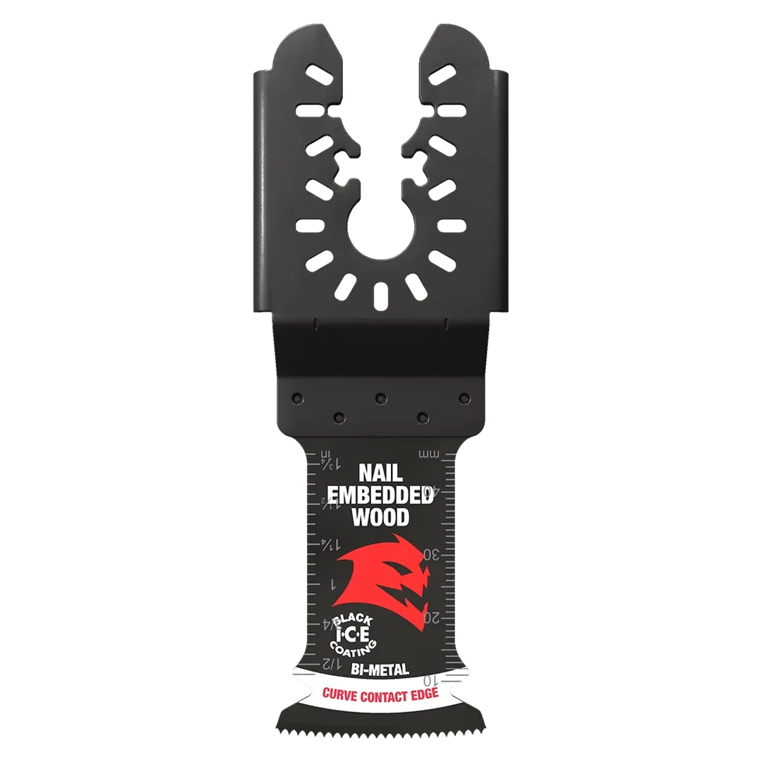 Convenient Diablo 1-1 4 in. Universal Bi-Metal Oscillating Blade for Nail-Embedded Wood Fine Crafted