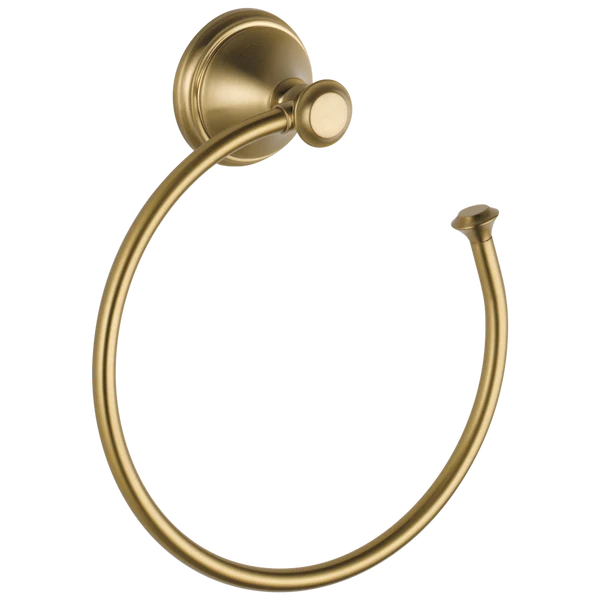 Genuine Delta Cassidy Champagne Bronze Towel Ring Top-Quality