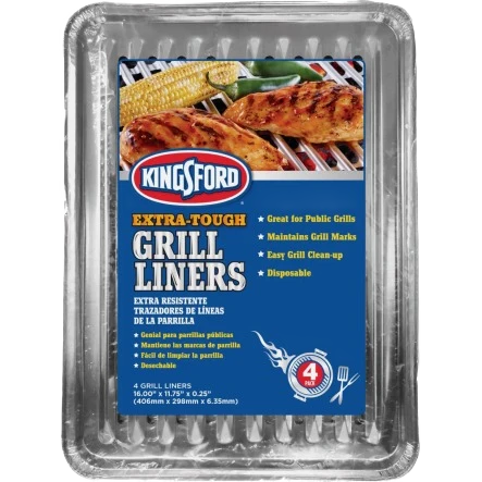 Contemporary Kingsford Aluminum Non-Stick Grill Liners 4 Pack Smart