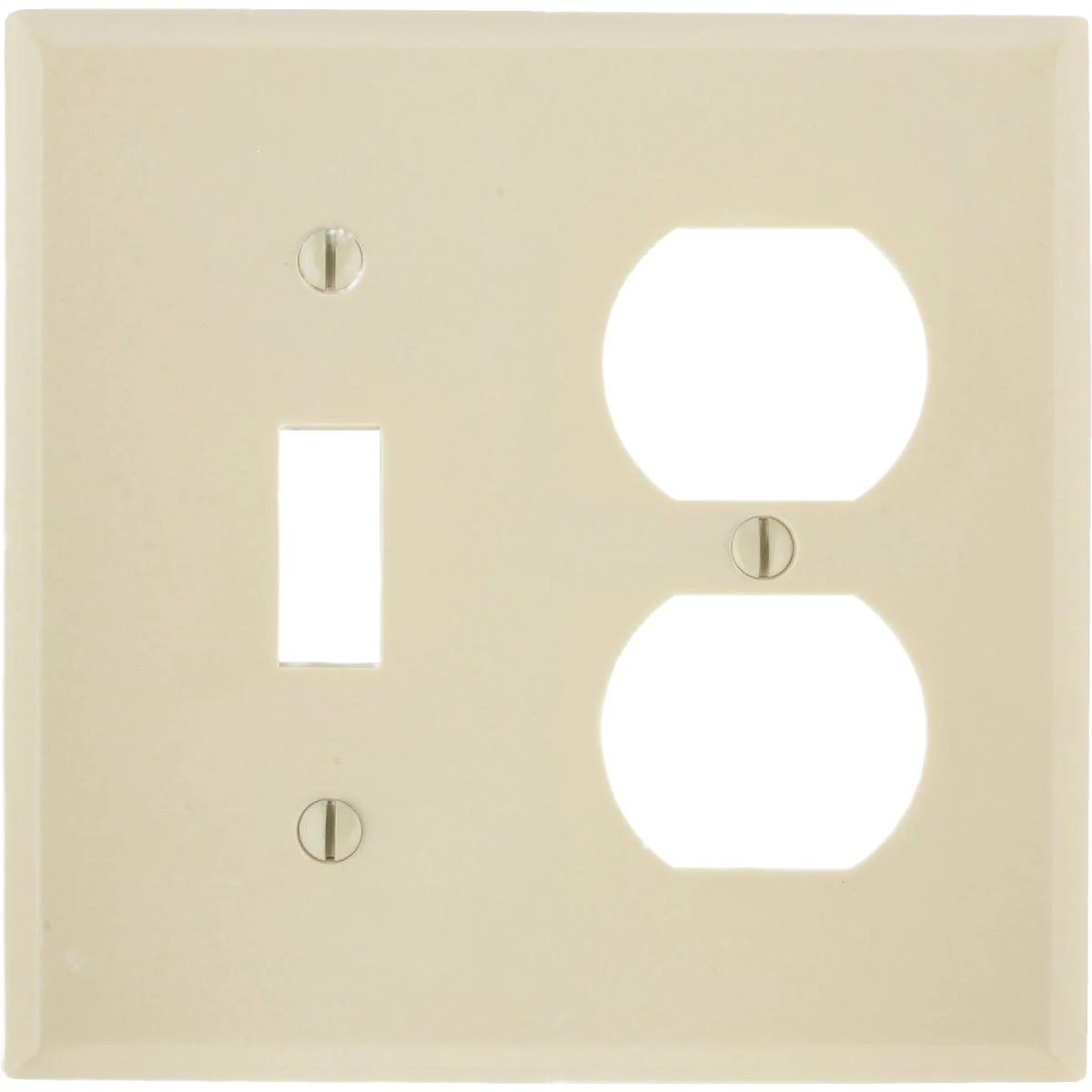 Innovative Leviton 2-Gang Single Toggle Duplex Ivory Outlet Wall Plate User-Friendly