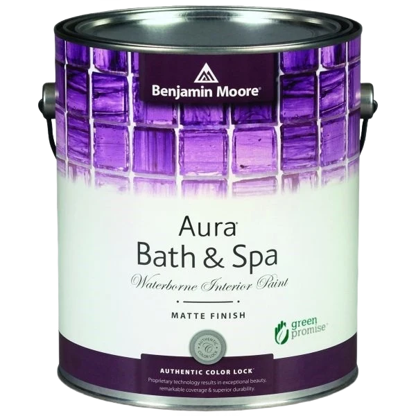 Certified Benjamin Moore Aura 2X Bath Spa Tintable Paint 1 Quart Breathable
