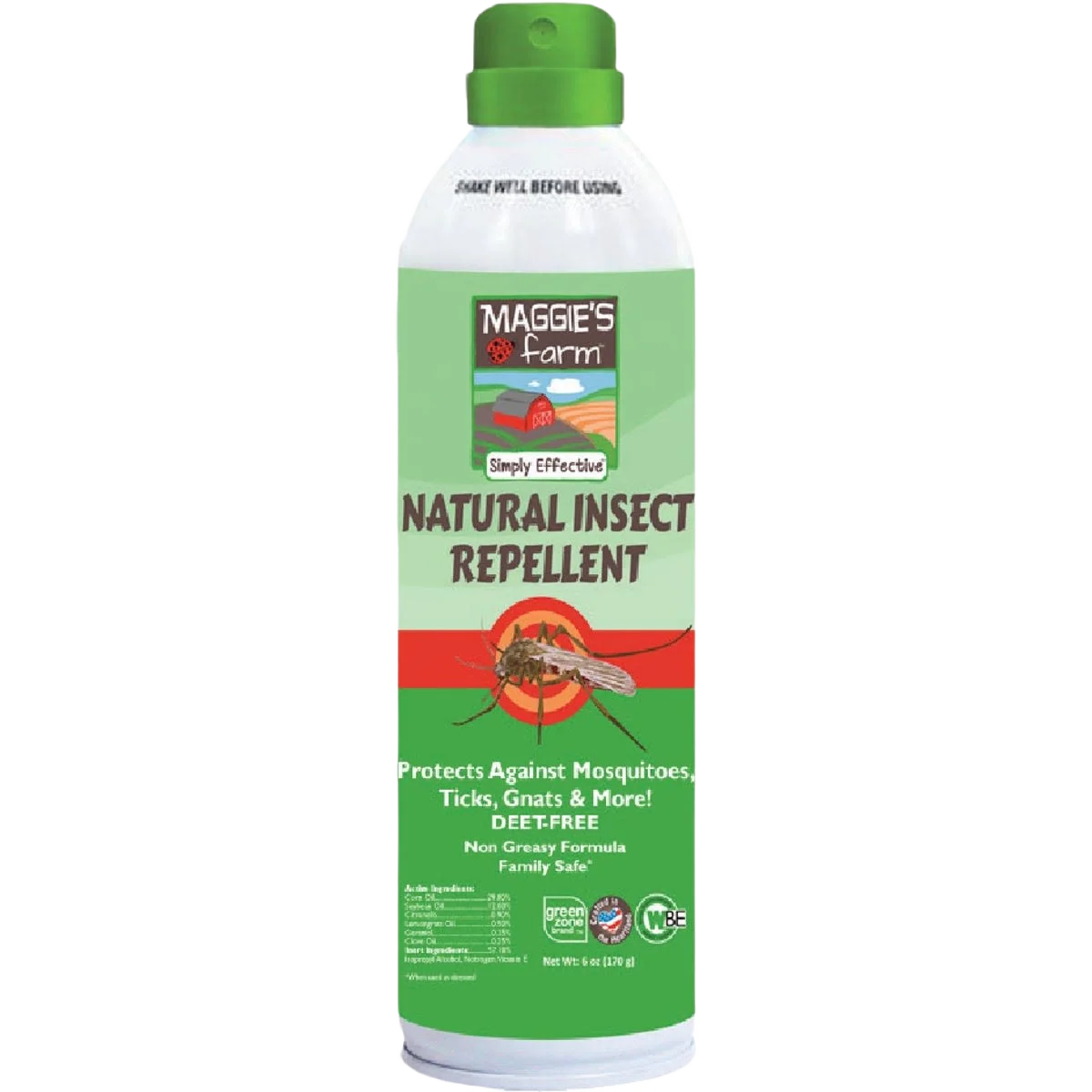 Comfortable Maggie’s Farm Insect Repellent 6 oz. Flexible