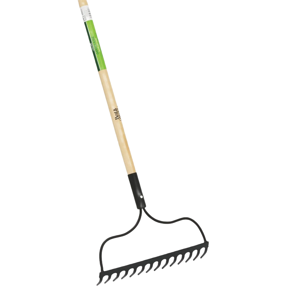 Professional Garden Wood Handle Steel Bow Garden Rake 14 in. Enhanced