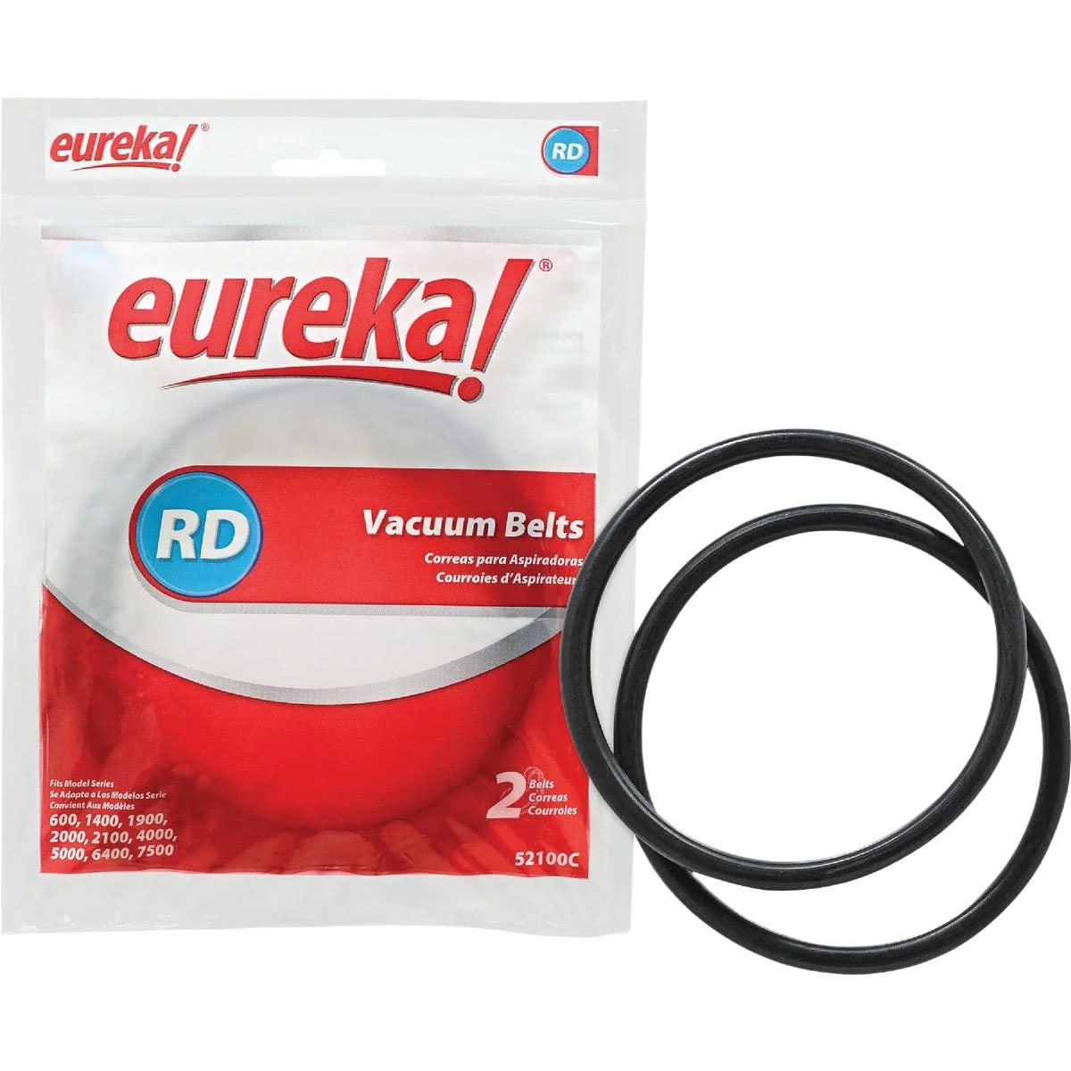 Fashionable Eureka Type RD Vacuum Cleaner Belt 2-Pack Powerful