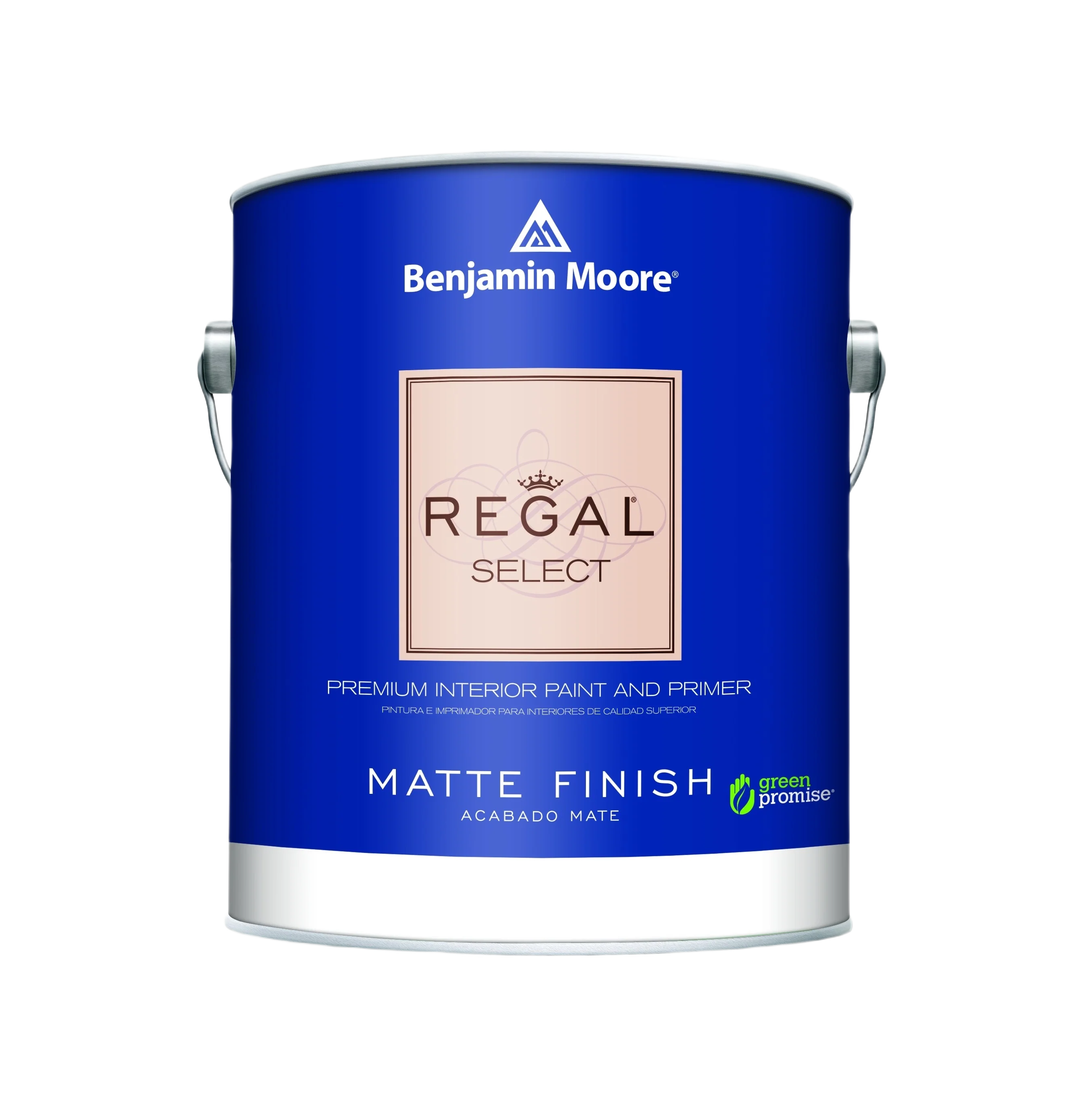 Environmentally Friendly Benjamin Moore Regal Select 01 Matte Interior Paint 1 Gallon Powerful