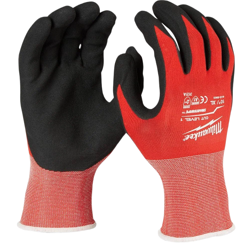 Specialty Milwaukee XL Cut Level 1 Nitrile Dipped Gloves Sustainable