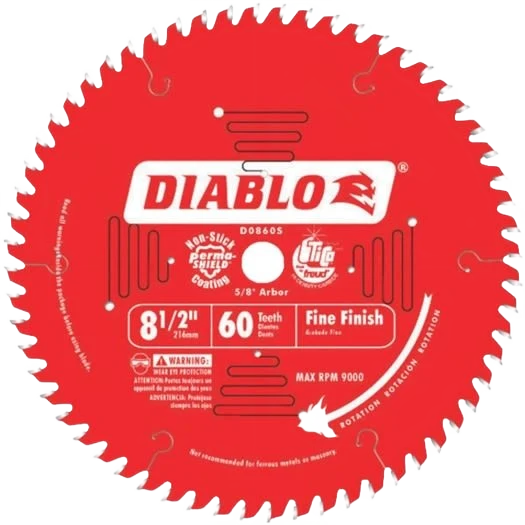 Natural Diablo 8-1 2 60-Tooth Finishing Saw Blade Dependable