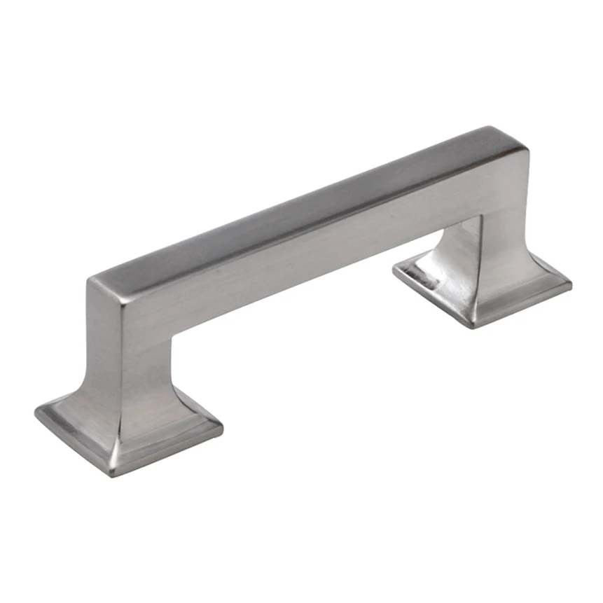 Advanced Hickory Hardware 3 Satin Nickel Center-to-Center Studio Pull Solid