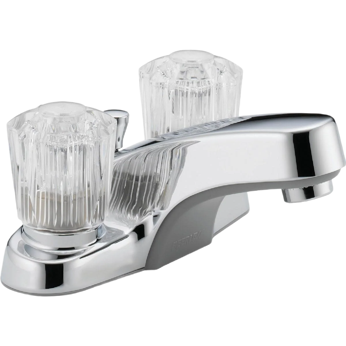 Luxury Peerless Two Handle Centerset Bathroom Faucet Chrome Contemporary