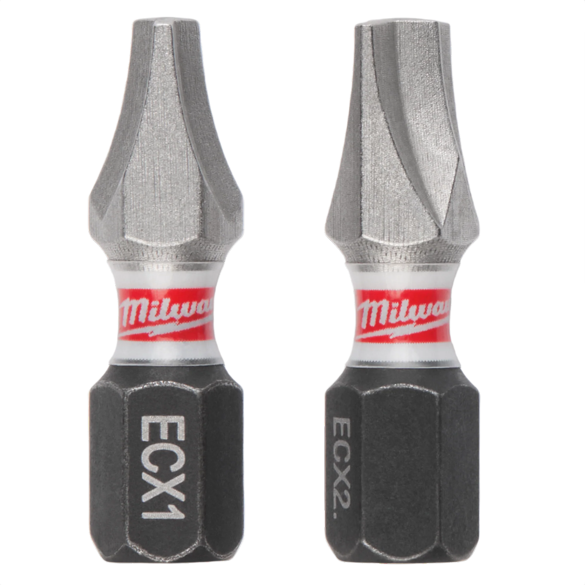 Eco-Friendly Milwaukee SHOCKWAVE™ 1 ECX Impact Bits 2-Pack Contemporary