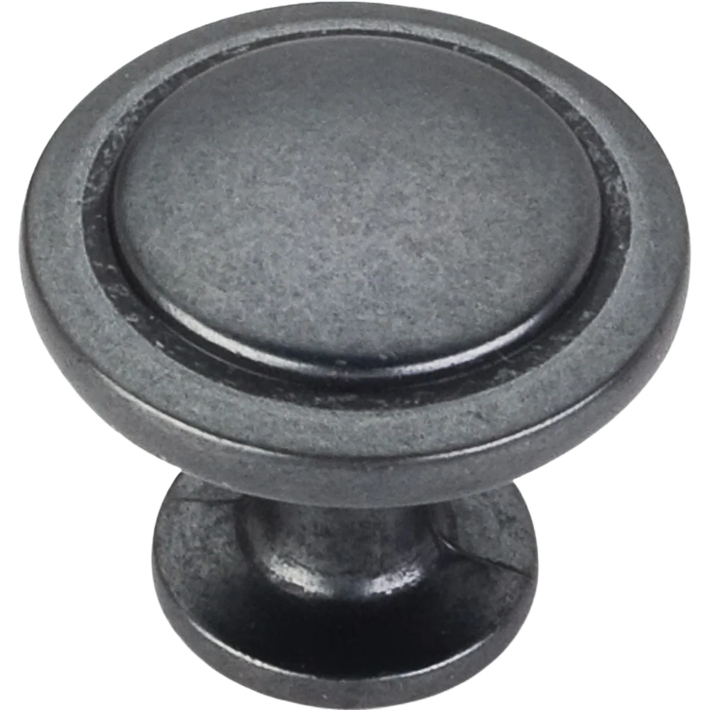 Reliable Hardware Resources 1-1 4 In. Gatsby Knob Gun Metal Modern