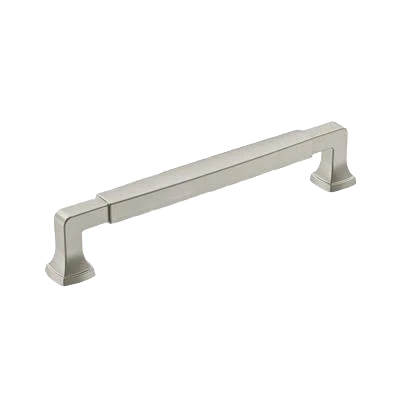 Official Amerock Stature 6-5 16 Center-to-Center Satin Nickel Cabinet Pull Effective