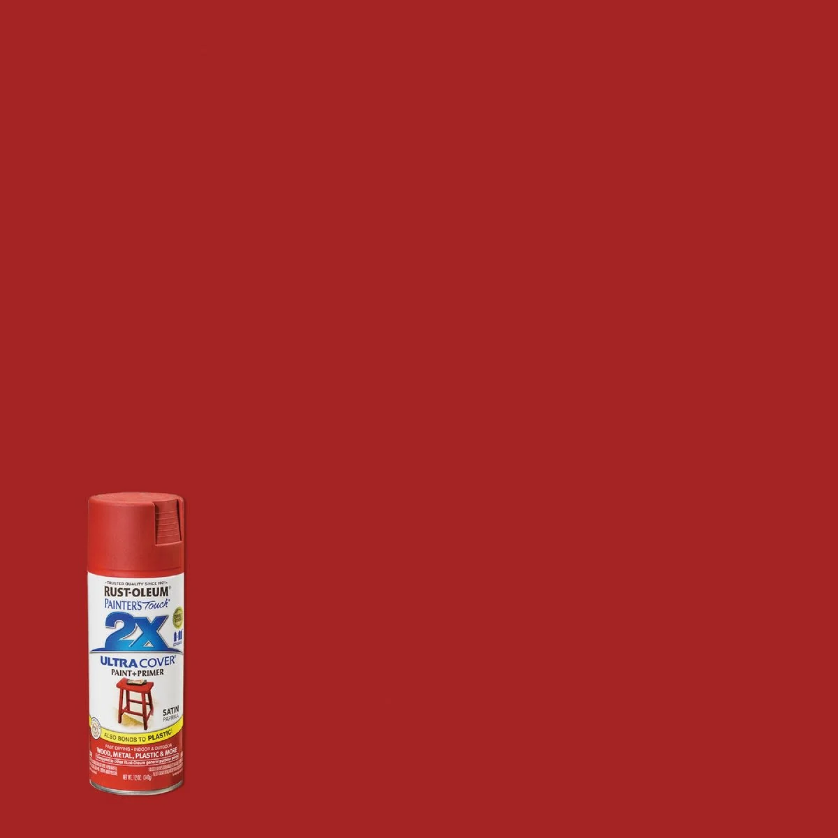 Innovative Rust-Oleum Painters’ Touch 2X Paprika Satin Spray Paint Primer 12 oz. Certified