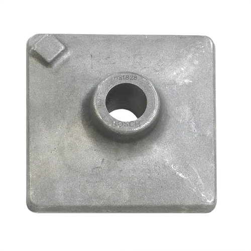 Selected Bosch HS1828 5 In. x 5 In. Tamper Plate Tool Round Hex Spline Hammer Steel Clean