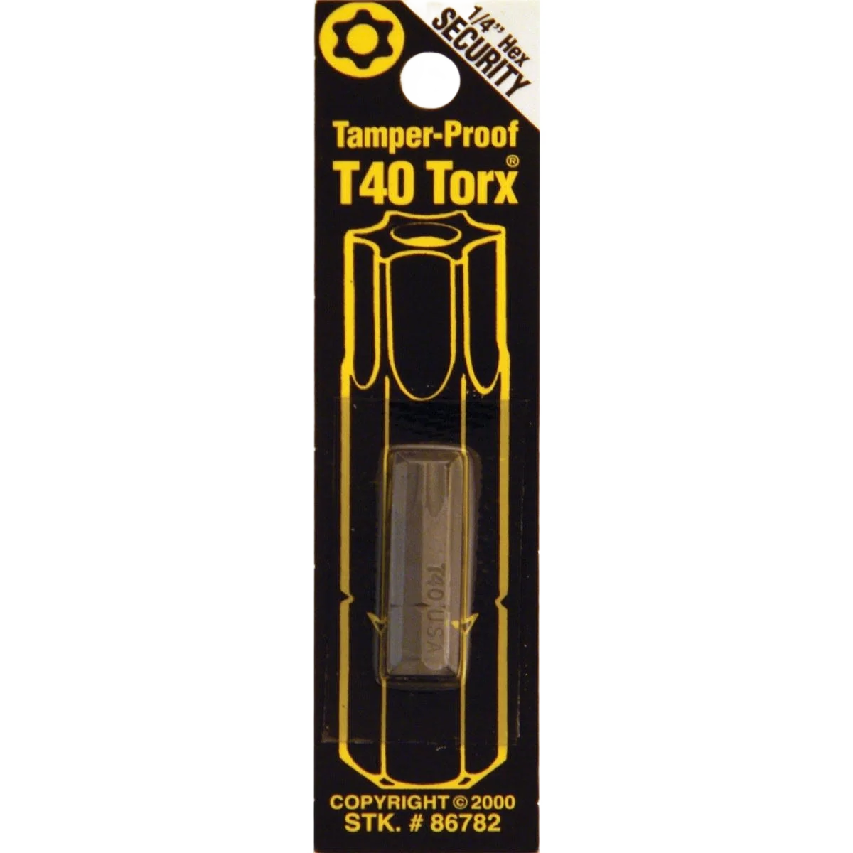 Selected Way Tools T40 Tamper-Proof Torx Security Bit Safe