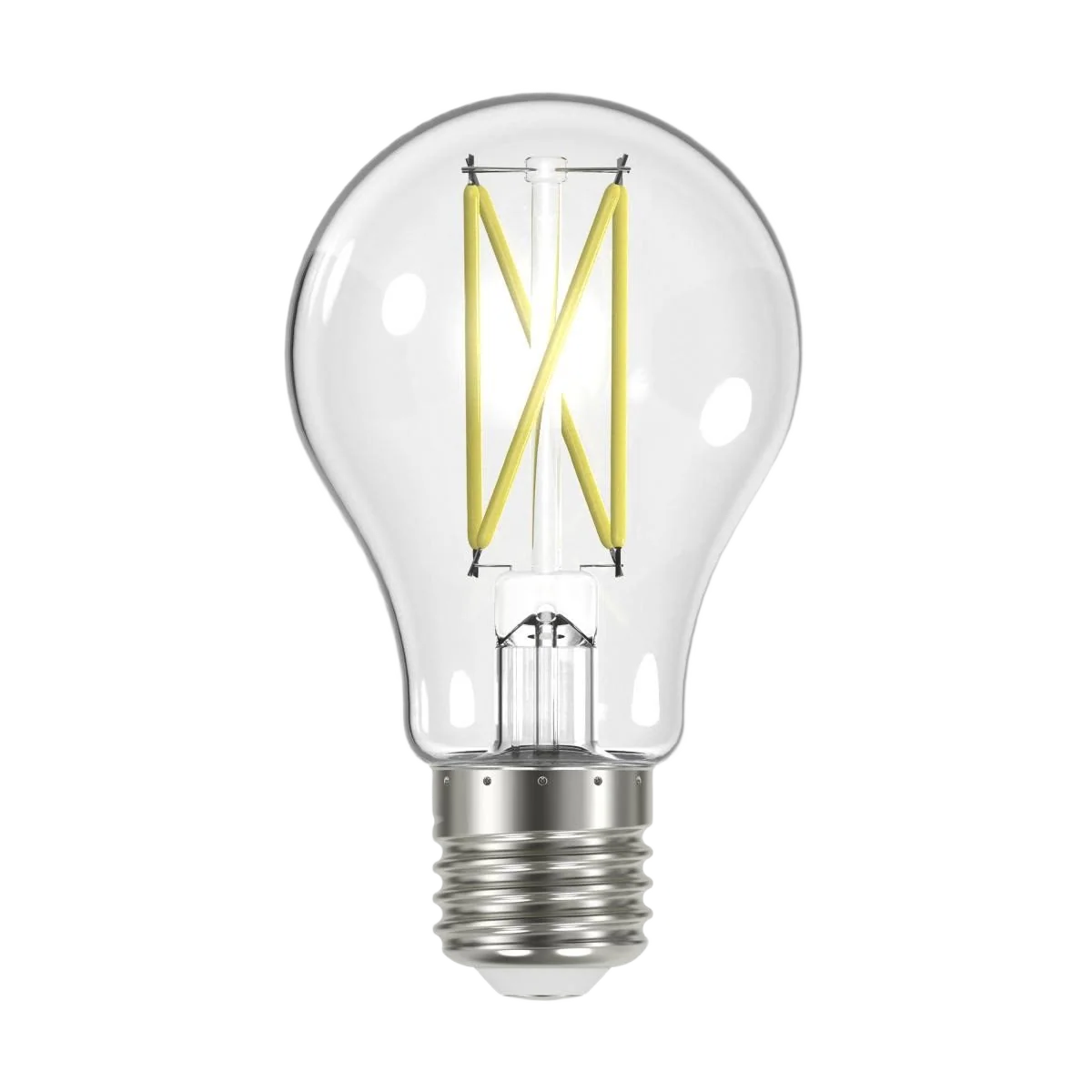 Top-Quality Satco 8 Watt A19 LED Clear Medium Base Light Bulb Functional
