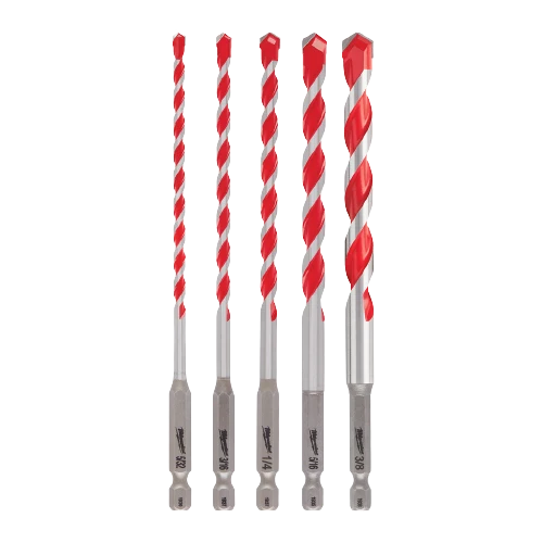 Elegant Milwaukee SHOCKWAVE™ 5-PC Carbide Hammer Drill Bits Exclusive