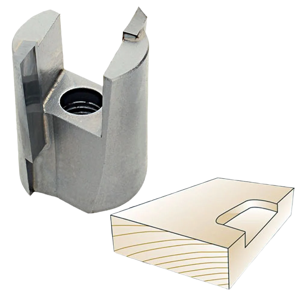 Elite Whiteside Screw Type Helix Mortise Cutter w Downshear 49 64 in. CD Genuine