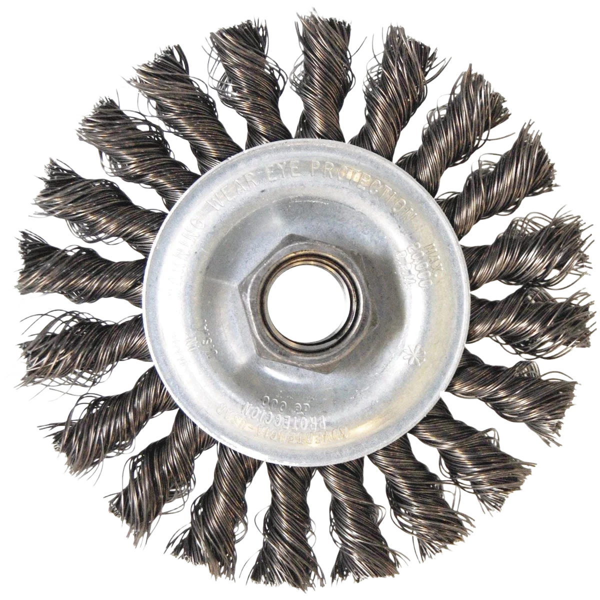 Breathable Weiler Vortec 4 In. Pro Standard Twist Knot Angle Grinder Wire Wheel Durable