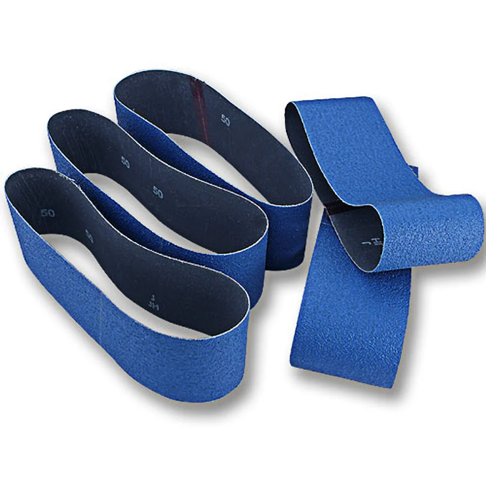 Crafted Norton 3X Sanding Belts 4 in. x 24 in. x 50-Grit 5-Pack Flexible