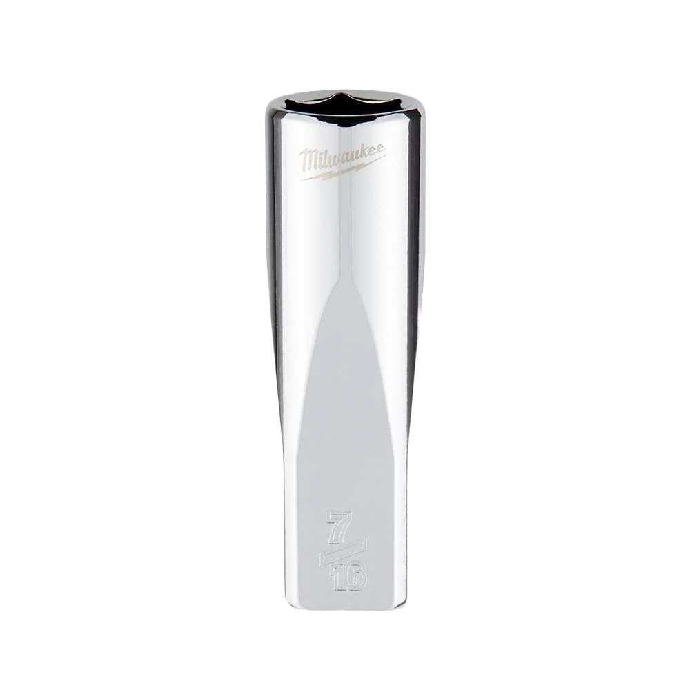 World-Class Milwaukee 1 4 Drive 7 16 SAE Socket w FOUR FLAT™ Sides Smart