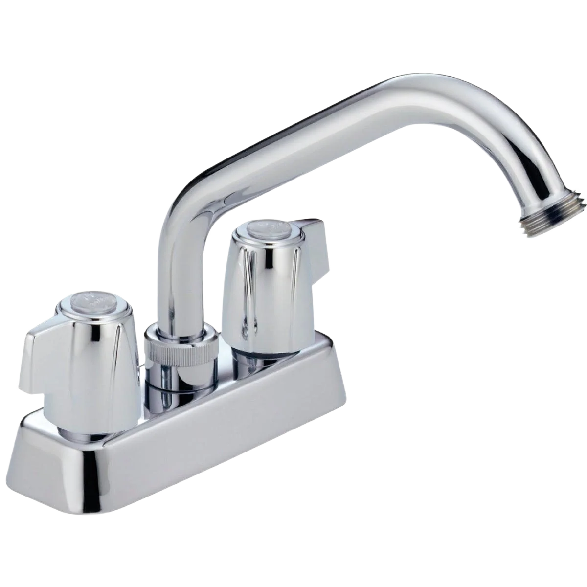 Exclusive Delta Classic Chrome Two Handle Laundry Faucet Natural