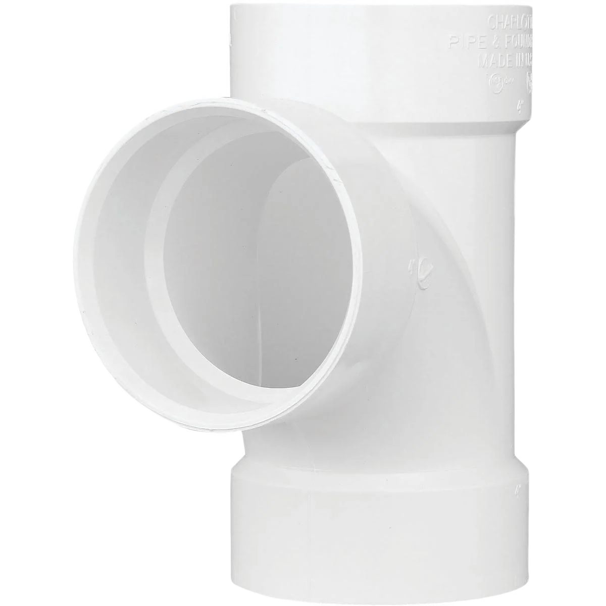 Fine Charlotte Pipe 4 In. Schedule 40 Sanitary Tee Sustainable