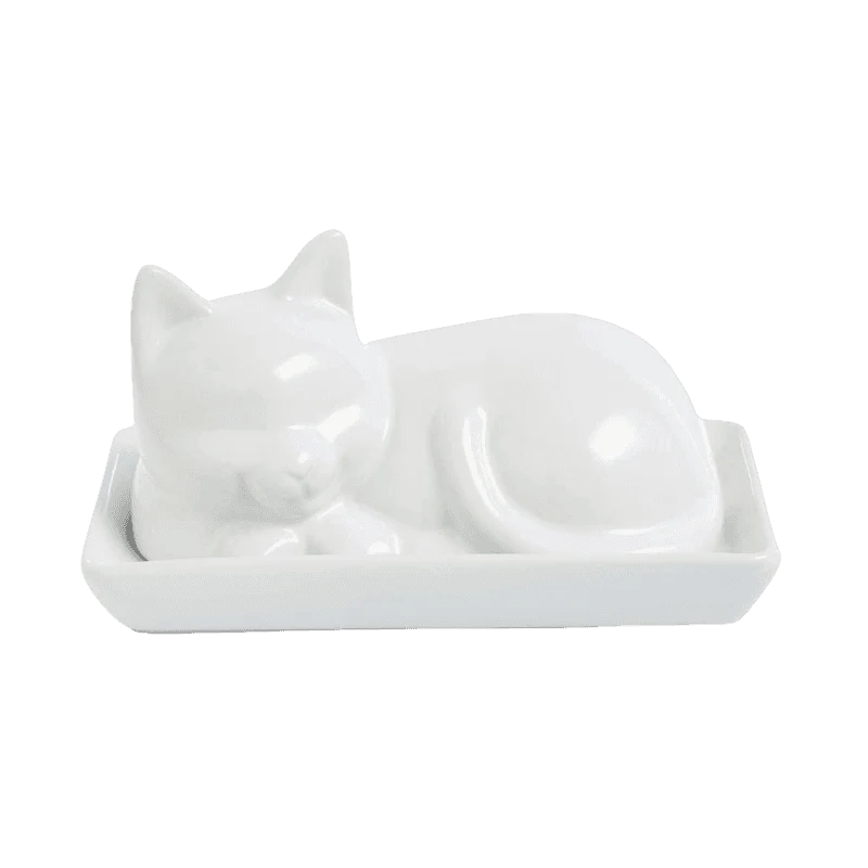 Elite HIC Kitchen Cat Butter Dish with Lid High-End