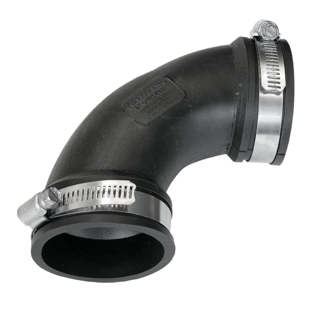 Secure Fernco 2 In. 90 Deg. DWV Flexible Repair Elbow Premium Material
